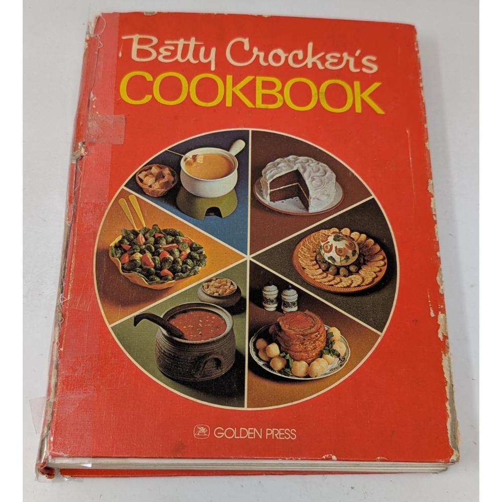 Betty Crocker's Cookbook 1975 24th printing Hardcover VTG 1969 Red Pie Cover